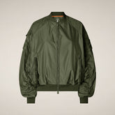 Giacca bomber donna Lil verde oliva | Save The Duck