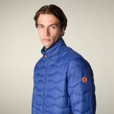 Piumino uomo animal-free Whirl blu eclipse - Icons Uomo | Save The Duck