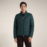 Piumino uomo Whirl verde lucertola | Save The Duck