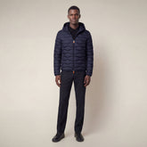 Doudoune Reef bleu marine pour homme | Save The Duck