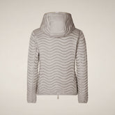 Damen-Steppjacke Melody mit Kapuze in Sandbeige | Save The Duck