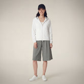 Veste à capuche Stella blanche pour femme | Save The Duck