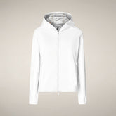 Veste à capuche Stella blanche pour femme | Save The Duck