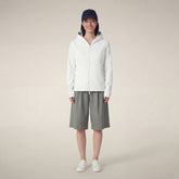 Veste à capuche Stella blanche pour femme | Save The Duck