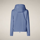 Women's Hooded Jacket Stella in Cornflower Blue | Save The Duck