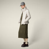 Piumino donna animal-free Peridot beige chiaro - Icons Donna | Save The Duck