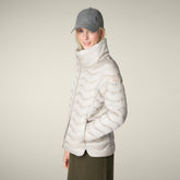 Piumino donna animal-free Peridot beige chiaro - Icons Donna | Save The Duck