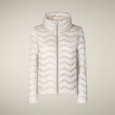 Piumino donna animal-free Peridot beige chiaro - Icons Donna | Save The Duck