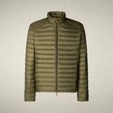 Piumino animal free uomo Alexander Verde oliva | Save The Duck