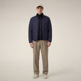 Herren-Steppjacke Alexander in Marineblau - Preview FW26 Man | Save The Duck