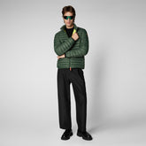 Piumino animal free uomo Alexander IN THYME GREEN | Save The Duck