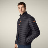 Piumino animal-free uomo Alexander grigio nero - Icons Uomo | Save The Duck