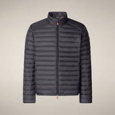 Men's Puffer Jacket Alexander in Blue Black | Save The Duck