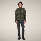 Herren-Steppjacke Alexander in Landgrün - Preview FW26 Man | Save The Duck