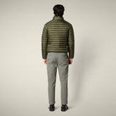 Piumino uomo animal free Cyrion verde oliva | Save The Duck