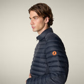 Piumino animal-free uomo Donovan blu nero - Icons Uomo | Save The Duck