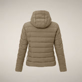 Damen-Steppjacke Adalyn in Steinbeige | Save The Duck