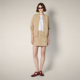 Bomber donna Jena beige stardust - ASAP | Save The Duck