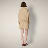 Bomber donna Jena beige stardust - ASAP | Save The Duck