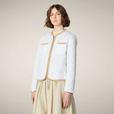 Piumino donna Jalina bianco | Save The Duck