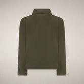 Giacca impermeabile donna Garbo verde serpente | Save The Duck