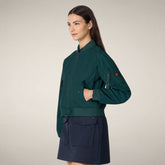 Bomber donna Nora verde lucertola | Save The Duck