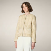 Piumino donna Tamina beige crema | Save The Duck