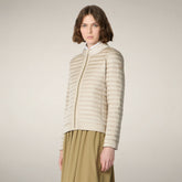 Damen-Steppjacke Reya in Sandbeige | Save The Duck