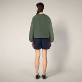 Piumino donna Fara verde timo | Save The Duck