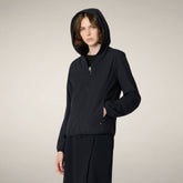 Women's Hoodie Dorina in Black - Asap | Save The Duck
