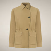 Giacca donna Irma marrone khaki | Save The Duck