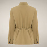 Giacca donna Irma marrone khaki | Save The Duck