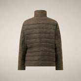 Piumino donna Lottie pied de poule autunnale - Piumini Donna Animal-Free | Save The Duck