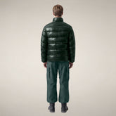 Men's Puffer Jacket Jobim in Nori Green | Save The Duck