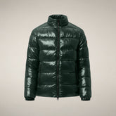 Men's Puffer Jacket Jobim in Nori Green | Save The Duck