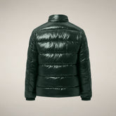 Men's Puffer Jacket Jobim in Nori Green | Save The Duck