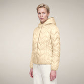Piumino donna Bonbon beige sabbia | Save The Duck