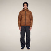 Herren-Steppjacke Prosper in Haselnussbraun | Save The Duck
