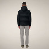Men's Puffer Jacket Jeanluc in Green Black | Save The Duck