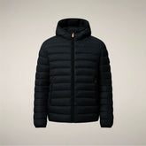Men's Puffer Jacket Jeanluc in Green Black | Save The Duck