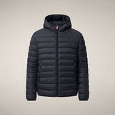 Men's Puffer Jacket Jeanluc in Blue Black | Save The Duck