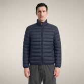 Herren-Steppjacke Laurent in Blau-Schwarz | Save The Duck