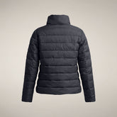 Damen-Steppjacke Susy in Blau-Schwarz - Damen Animal Free Steppjacken | Save The Duck
