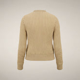 Damen-Steppjacke Zelinda in Steinbeige | Save The Duck