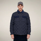 Herren-Steppjacke Firmin in Blau-Schwarz | Save The Duck