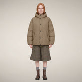 Damen-Steppjacke Aline in Steinbeige | Save The Duck