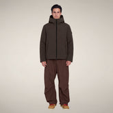 Giacca uomo Albin grigio elefante | Save The Duck