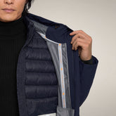 Herren-2-in-1-Parka Lautor Combined in Marineblau | Save The Duck