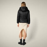 Women's faux fur Jacket Laila in Black | Save The Duck