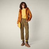 Damen-Wendejacke Laila in Caramel Brown | Save The Duck